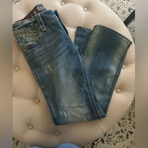 Rock Revival Blue Straight Leg Jeans